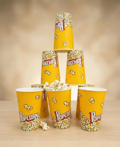 1000 כוסות פופקורן 16oz — תמונה 3